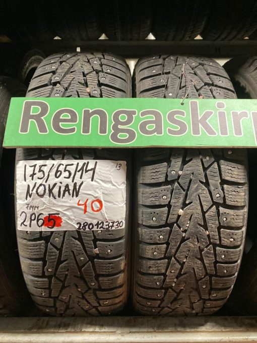 K 175/65R14 Nokian nasta 7mm DOT13 2P65