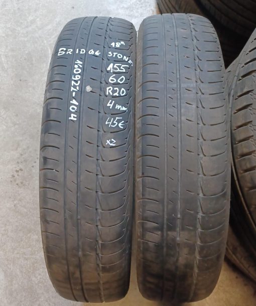 155/60R20 Bridgestone kesä 4mm / 6-32