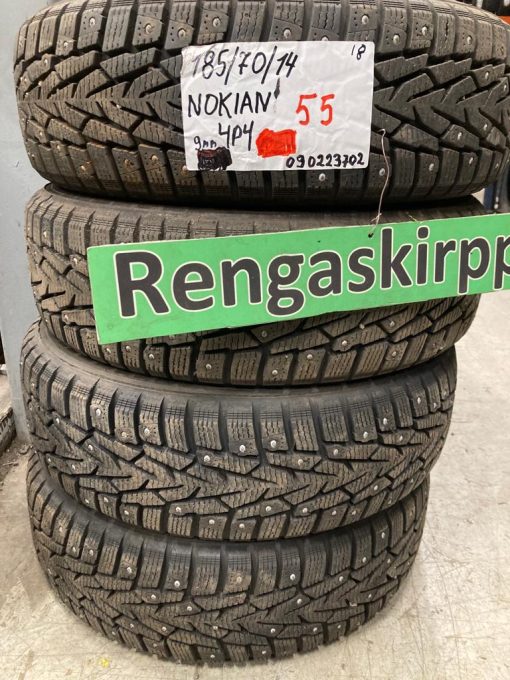 K 185/70R14 Nokian nasta 9mm DOT18 4P4
