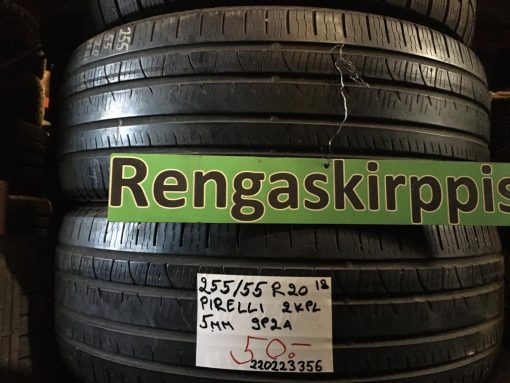 K 255/55R20 Pirelli kesä 5mm DOT18 9P2A