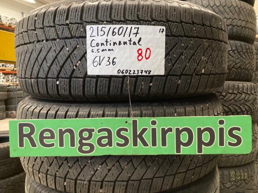 K 215/60R17 Continental kitka 6,5mm DOT17 6V36