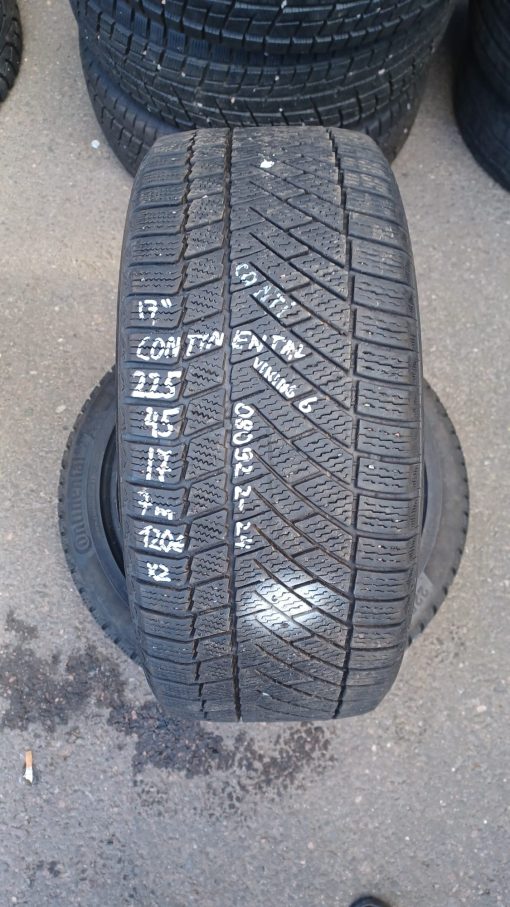 k 225/45R17 Continental 7mm kitka / 4P21