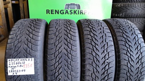 235/60R18 Nokian HKPL R3 kitka 7-8mm / K15
