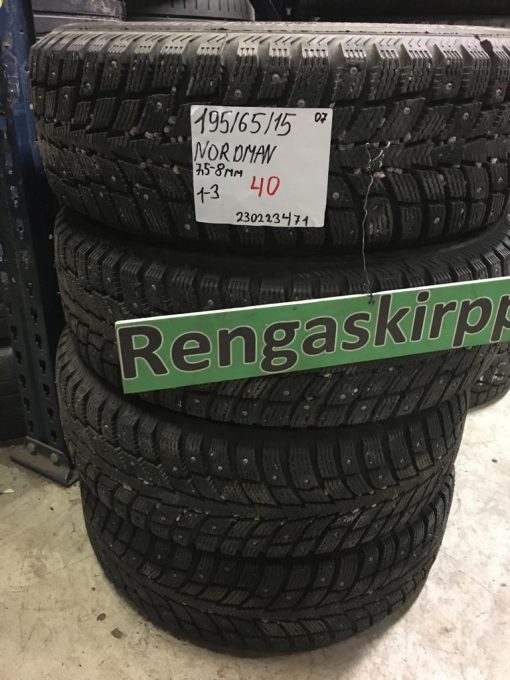 K 195/65R15 Nordman 7,5-8mm DOT07 1-3