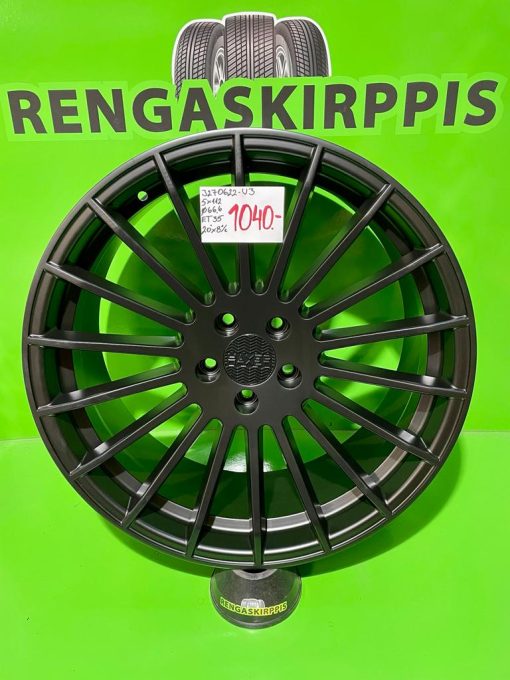 20" 5X112 KR66,6 ET35  8,5" Väiksed kriimud sees/ alla proovitud.