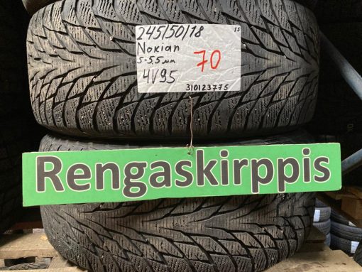 245/50R18 Nokian kitka 5mm / 4V95