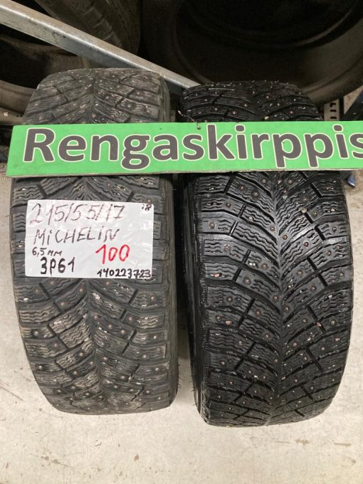 K 215/55R17 Michelin nasta 6,5mm DOT18 3P61
