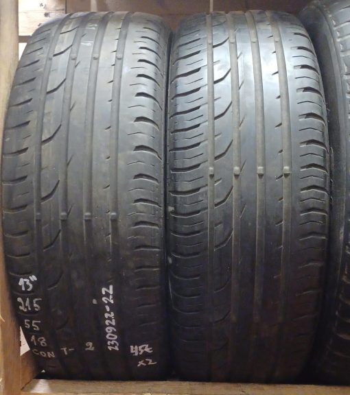 215/55R18 Continental kesä 4mm / 5P25