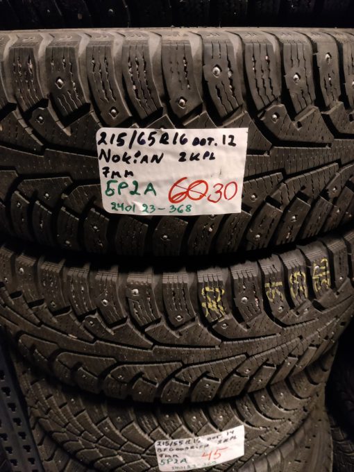 K 215/65R16 Nokian nasta 7mm Dot12