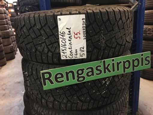 K 215/60R16 Continental nasta 5-6mm DOT17 K2-K