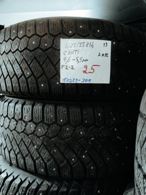K 205/55R16 Continental nasta 4,5-5,5mm DOT13 4V52