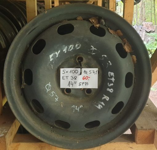 14" 5X100 KR57,1 ET38