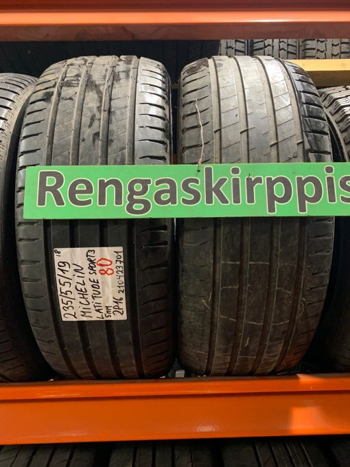 K 235/55R19 Michelin Latitude Sport 3 kesä 5mm 2P16
