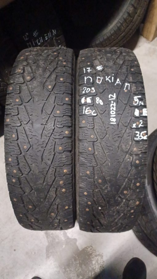 K 205/80R16C Nokian nasta 5mm / 3P30