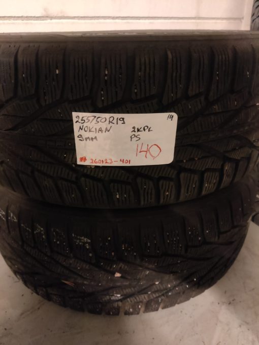 255/50R19 Nokian kitka 9mm / 8P3