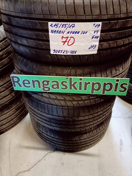 215/55R17 Nexen NFera SU1 kesä 6mm