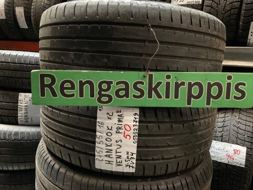 215/55R16 Hankook Ventus Prima 2 kesä 4-5mm