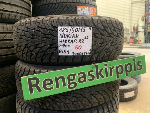 185/60R15 Nokian HKPL R2 kitka 7-8mm