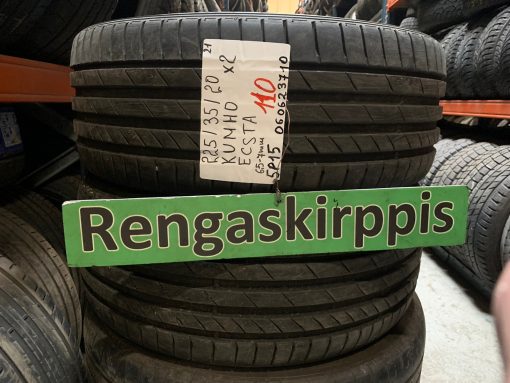 225/35R20 Kumho Ecsta kesä 6,5-7mm
