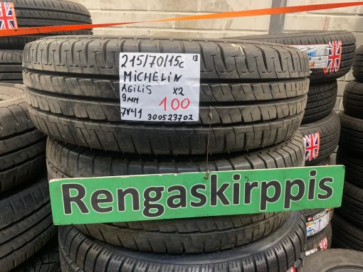 215/70R15c Michelin Agilis kesä 9mm