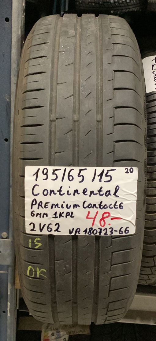 195/65R15 Continental PremiumContact 6 kesä 6mm / 2V62