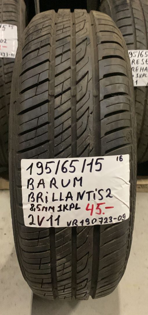 195/65R15 Barum Brillantis 2 kesä 8,5mm