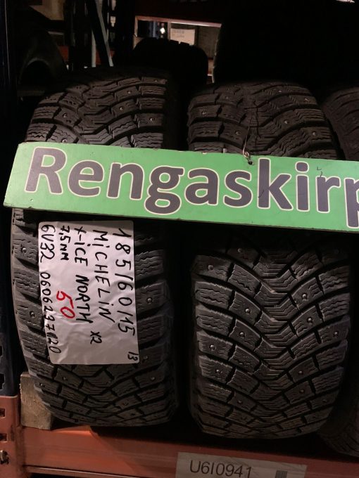 185/60R15 Michelin X-Ice North 4 nasta 7,5mm / 6V32