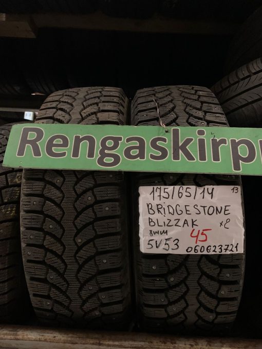 175/65R14 Bridgestone Blizzak nasta 8mm / 5V53