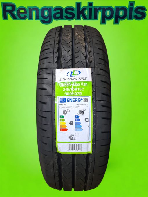 215/70R15C LingLong Greenmax VAN 109R C,B 72dB/kesä