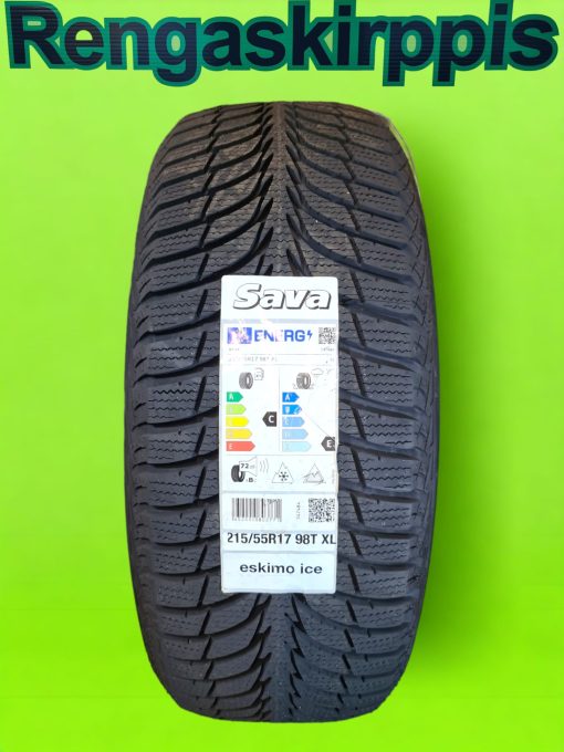 215/55R17 Sava Eskimo Ice 98T XL C E 72dB / kitka