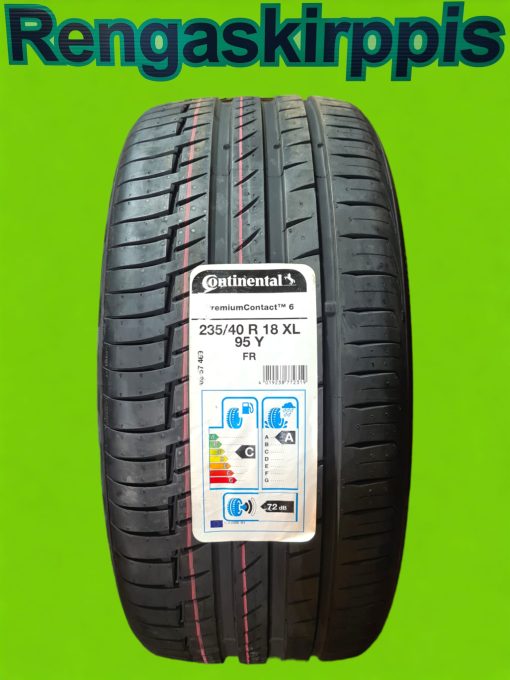 235/40R18 Continental PremiumContact 6 95Y XL  C,A 72dB/kesä