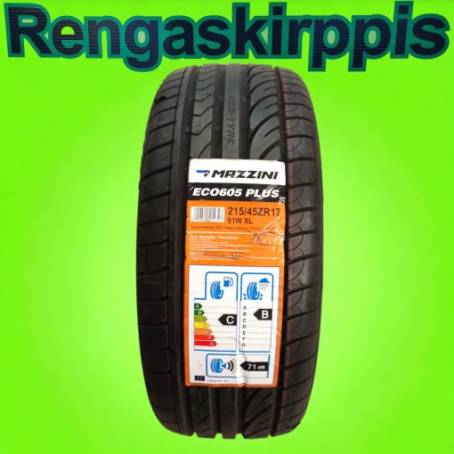 215/45R17 Mazzini Eco605 Plus 91W XL C,B 71dB/kesä
