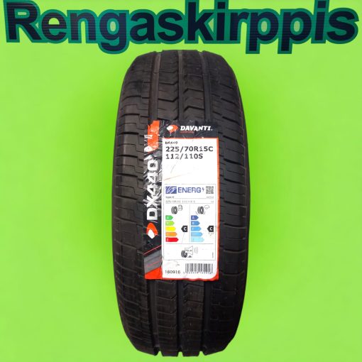 225/70R15C Davanti DX440  112/110S  C,C 72dB/kesä