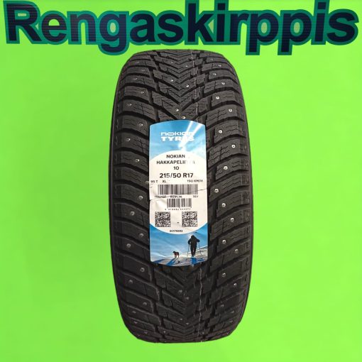 215/50R17 Nokian Hakkapeliitta10  95T XL / nasta