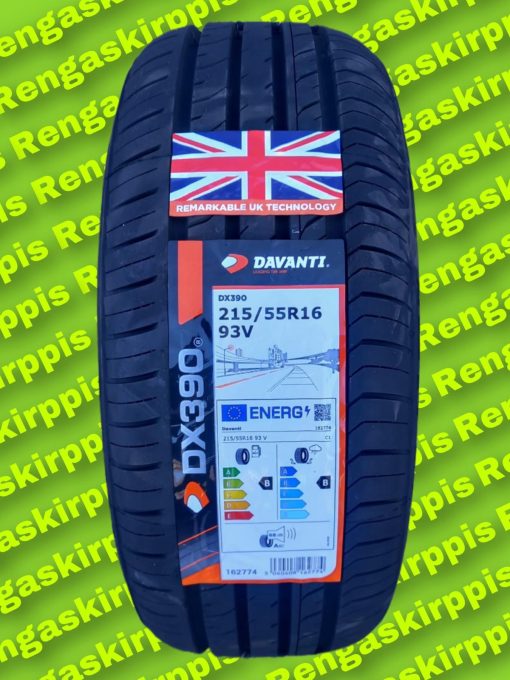 215/55R16 Davanti Dx390 93V B,B 68dB/kesä