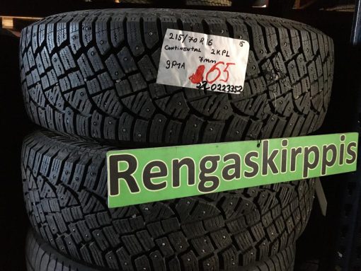 K 215/70R16 Continental nasta 7mm DOT15 9P1A