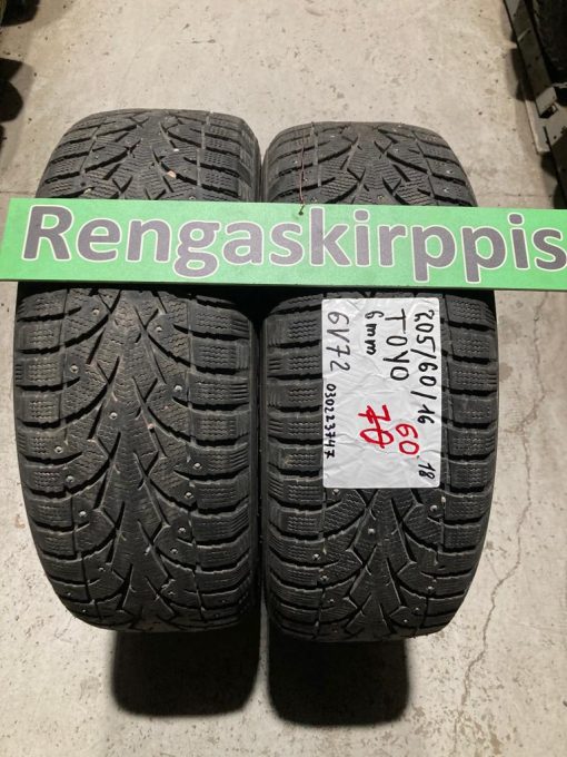 205/60R16 Toyo nasta 6mm / 6V72