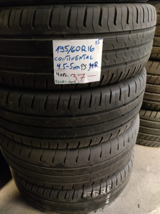 195/60R16 Continental kesä 4mm / 5P3A