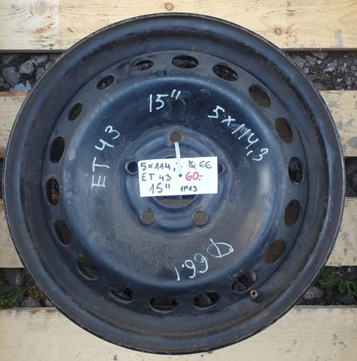 15" 5X114,3 KR66 ET43