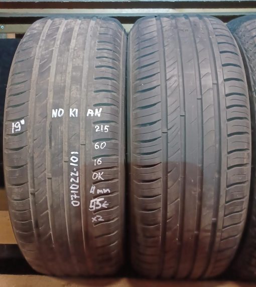 K 215/60R16 Nokian kesä 4mm / 4V45
