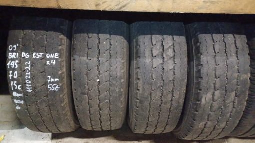 k 195/70R15C Bridgestone 7mm kesä/ K4