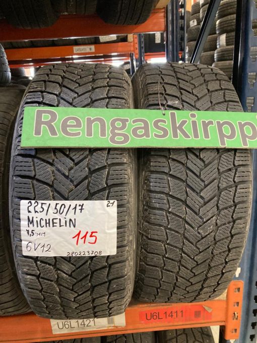 225/50R17 Michelin kitka 7,5mm
