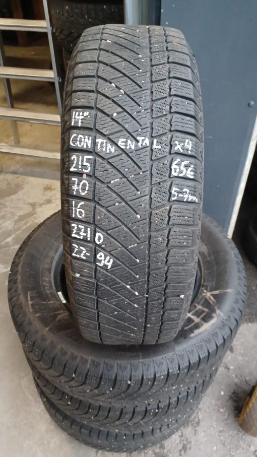 215/70R16 Continental VikingContact 6 kitka 4,5-5,5mm / K8