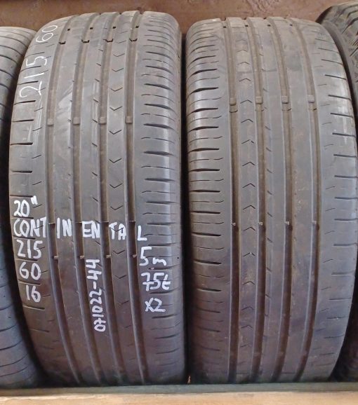 215/60R16 Continental kesä 5mm / 4V35