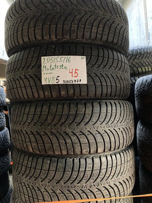 K 205/55R16 Malatesta kitka 4mm DOT20 4V85