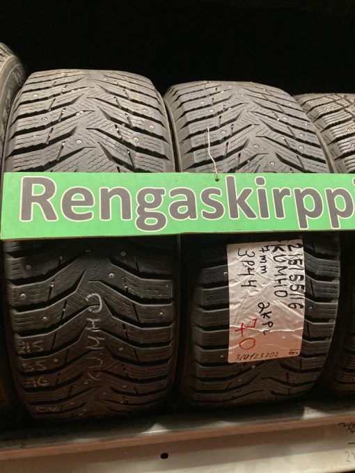 215/55R16 Kumho nasta 7mm