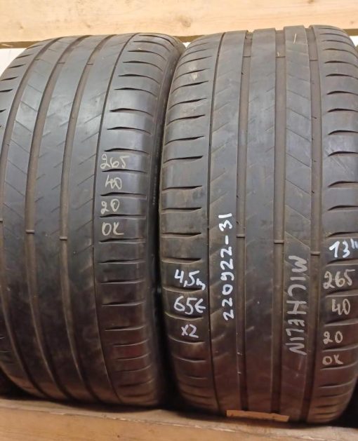 265/40R20 Michelin 2,5-3mm kesä / K7