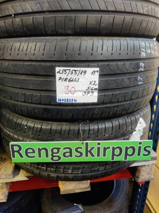 255/55R19 Pirelli kesä 5-6mm / 3P3