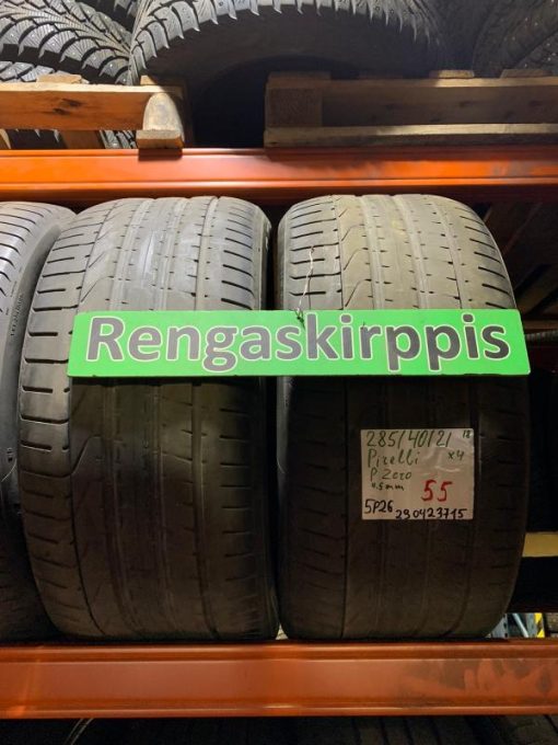 285/40R21 Pirelli PZero kesä 4,5mm / 5P26