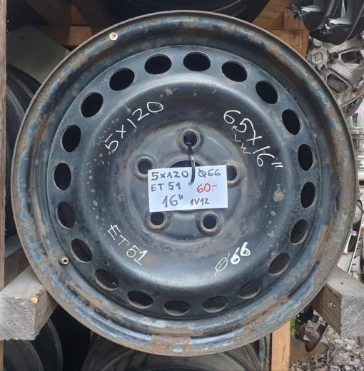 16" 5X120 ET51 K66  16"x6,5"